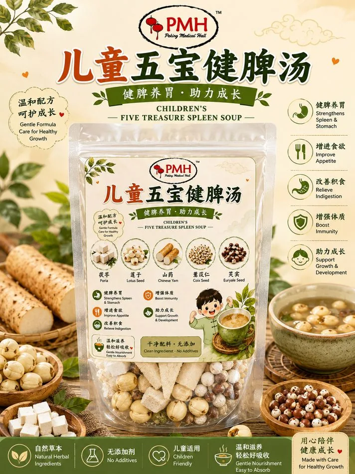 PMH 儿童五宝健脾汤 产品海报