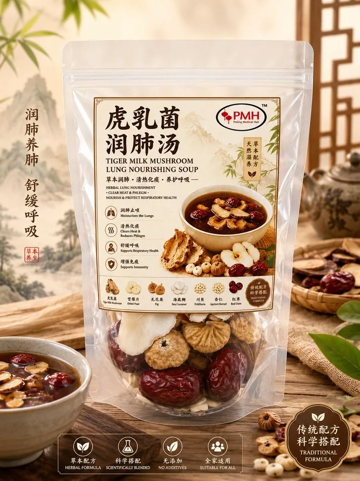 PMH 虎乳菌润肺汤 产品海报